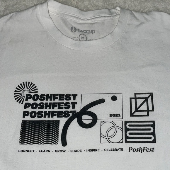 POSHFEST 2021 POSH logo party POSHMARK celebration SWAG POSHFEST 2022 fit check - Picture 10 of 14